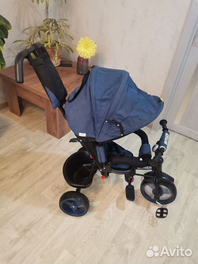 Велосипед коляска с ручкой