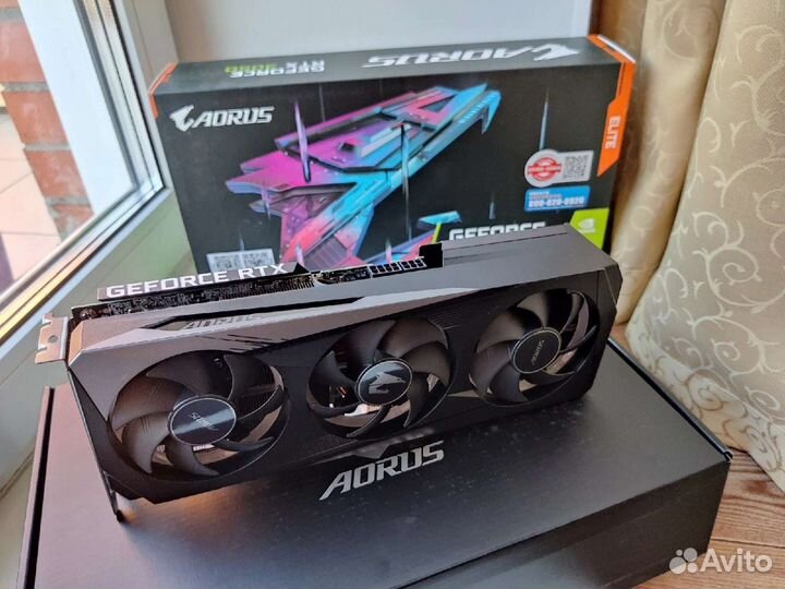 Видеокарта RTX 3050 Aorus Elite