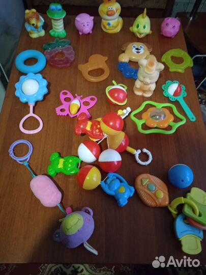 Игрушки погремушки пакетом