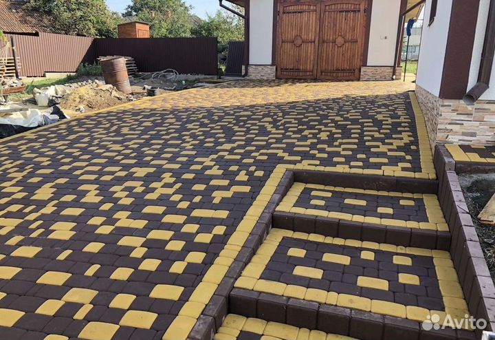 Укладка тротуарной плитки под ключ