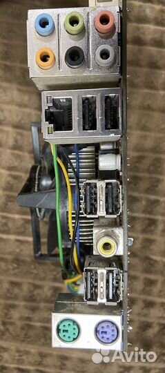 Материнская плата с процессором