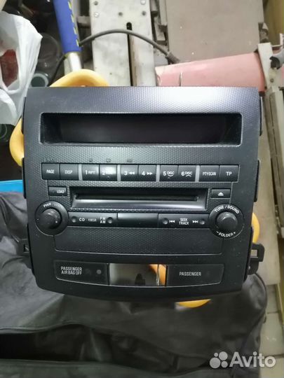 Панель управления магнитолой mitsubishi outlander