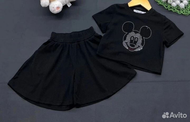 Летний костюм для девочки разные расцветки