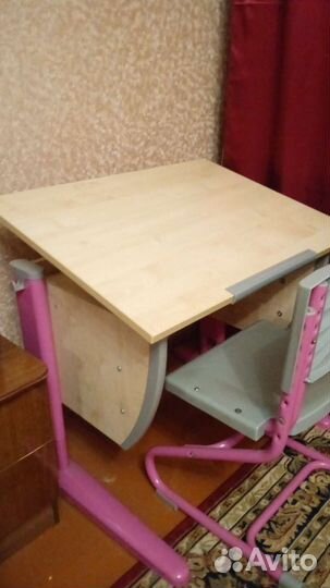 Детская растущая парта со стулом деми