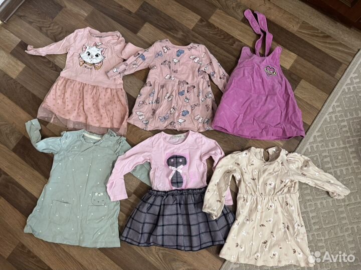 Детские вещи пакетом для девочки 80 86