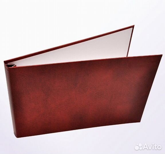 Папка красная твердая формата А4 для документов