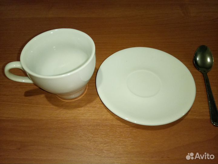 Чайный набор чашка блюдце ложка 25 шт