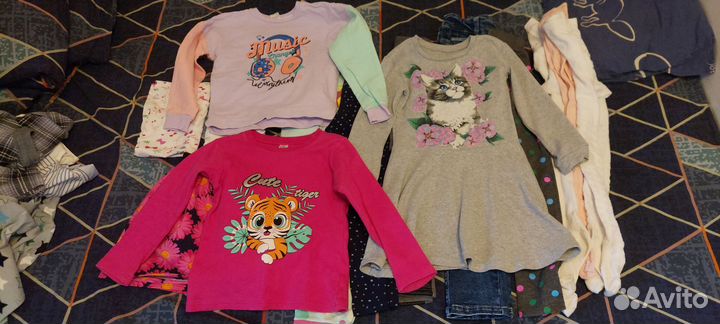 Вещи пакетом на девочку размер 116 122