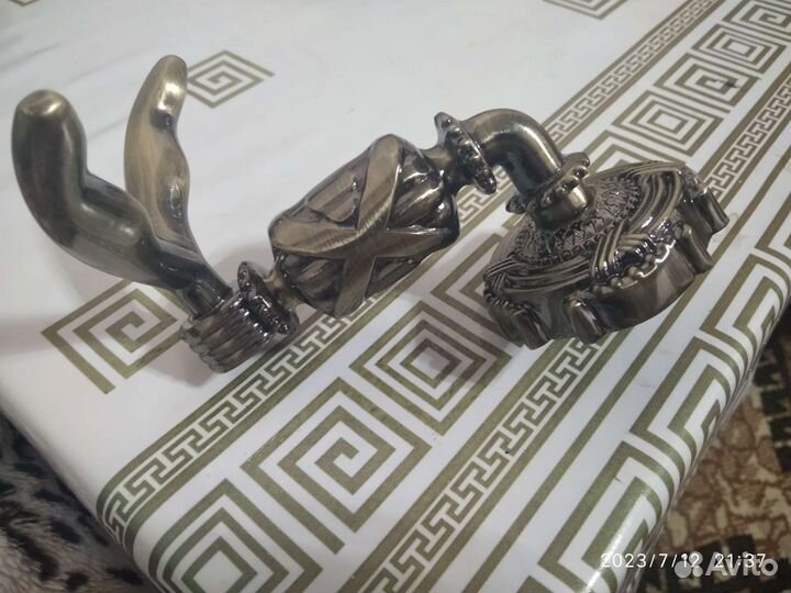 Вешалка, настенная, бронзовый Италия