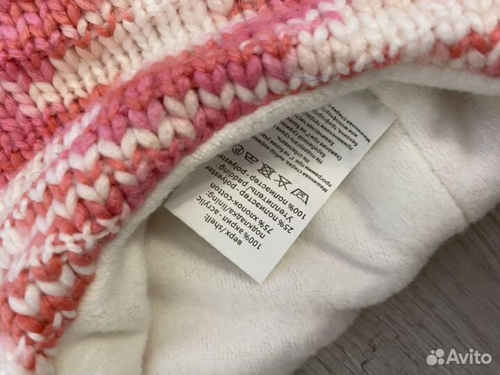 Шапка зимняя для девочки 44 46