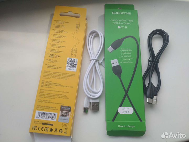 Быстрая зарядка для смартфона с кабелем type c