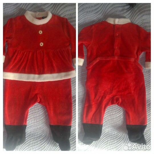 Комбинезон новогодний, размер 68
