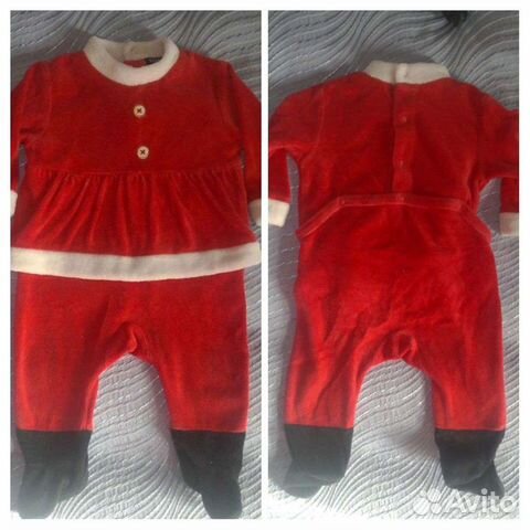 Комбинезон новогодний, размер 68