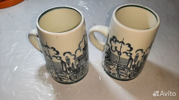 Кружка зик 30 лет ВДНХ 2 шт