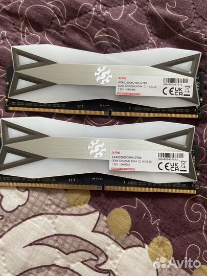 Оперативная памятьadata XPG spectrix D60G RGB 16gb