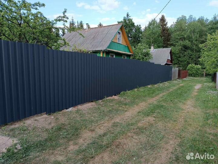 Заборы из профнастила