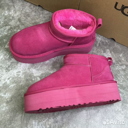 Ugg classic ultra mini platform taffy pink