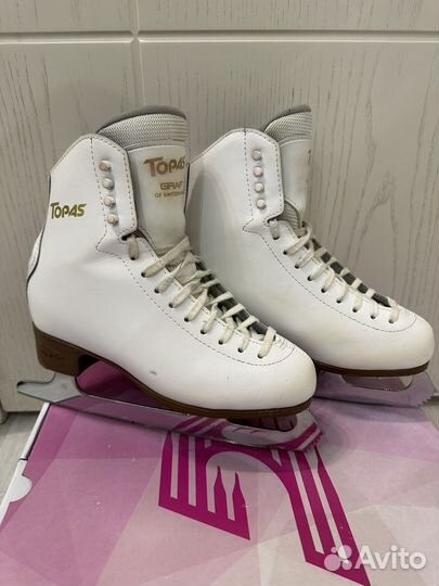 Коньки фигурные 37 размер graf topas