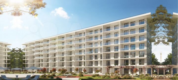 1-к. апартаменты, 59,3 м², 2/7 эт.