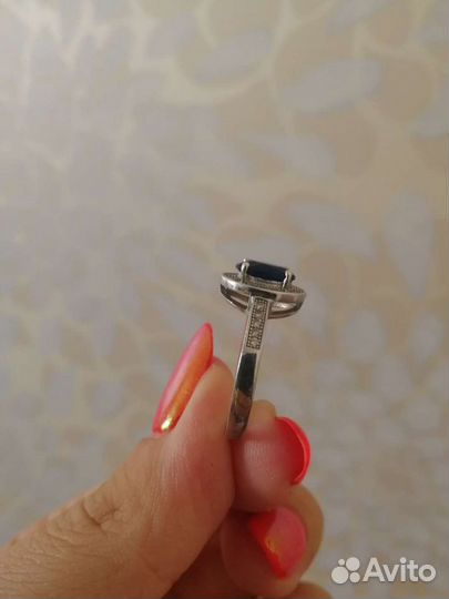 Кольцо серебро