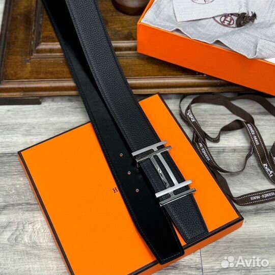 Ремень мужской двухсторонний Hermes