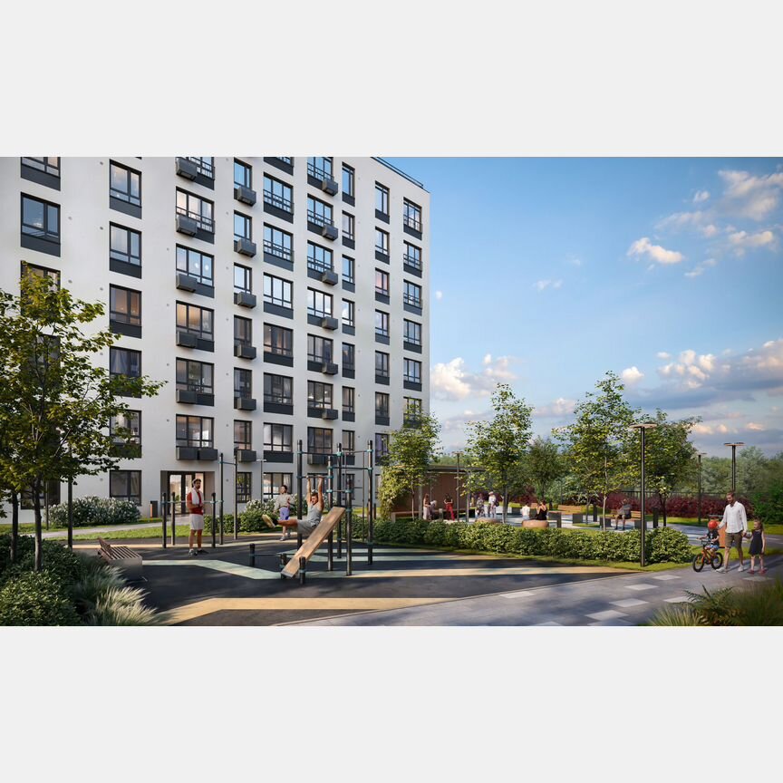 1-к. квартира, 48,6 м², 8/9 эт.