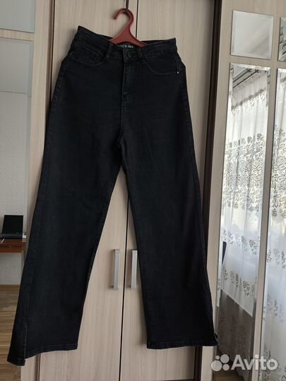 Джинсы женские широкие 48