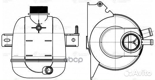 Бачок расширит. охл. жидкости для а/м Лада Largus