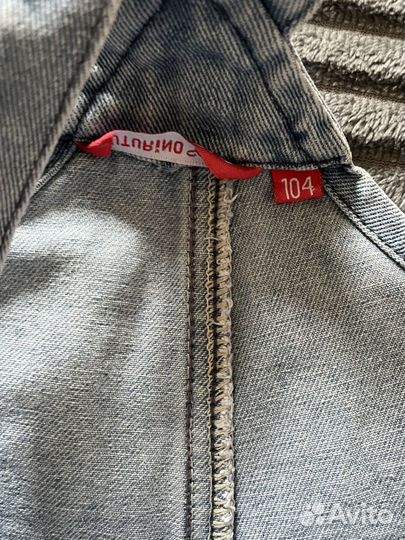 Джинсовый комбинезон