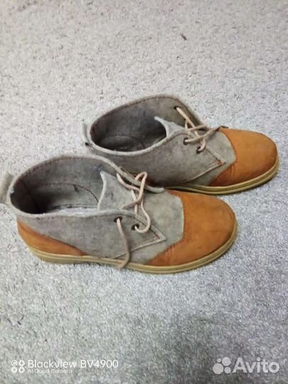 Войлочные ботинки