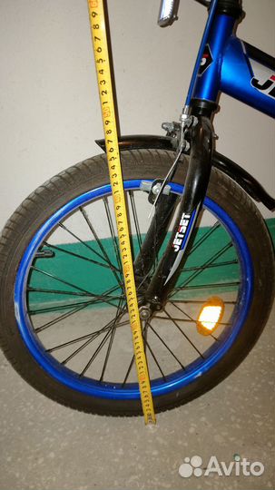 Велосипед детский рама 18 дюймов бу