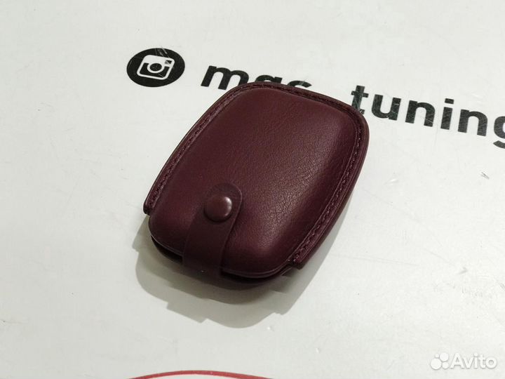 Чехол ключа Land Rover старого образца бордовый