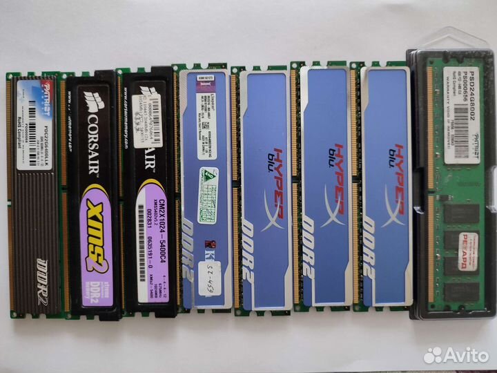 DDR2 DDR3 1 - 8Gb, много