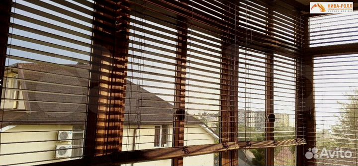 Жалюзи бамбуковые дерево