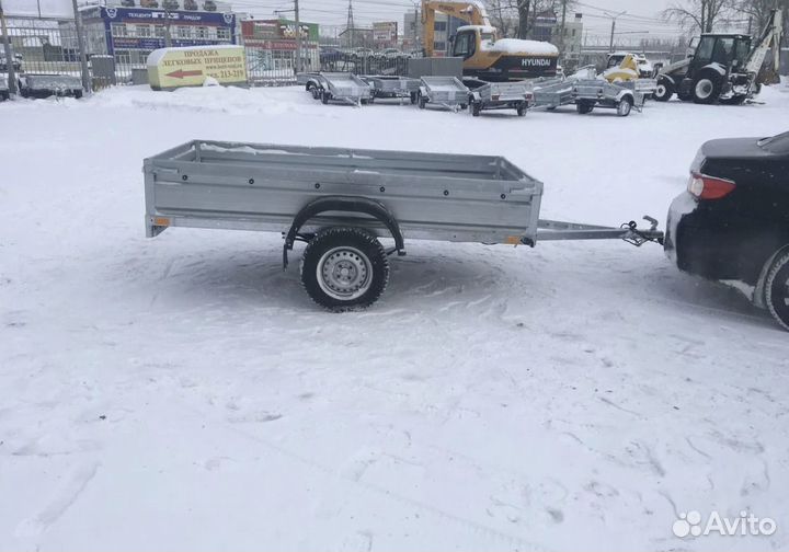 Прицеп Кмз 2500х1250х350мм в Ул. Полный цинк