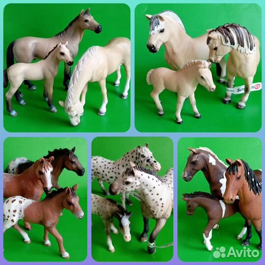 Конный клуб. Семьи лошадей Schleich. Шляйх
