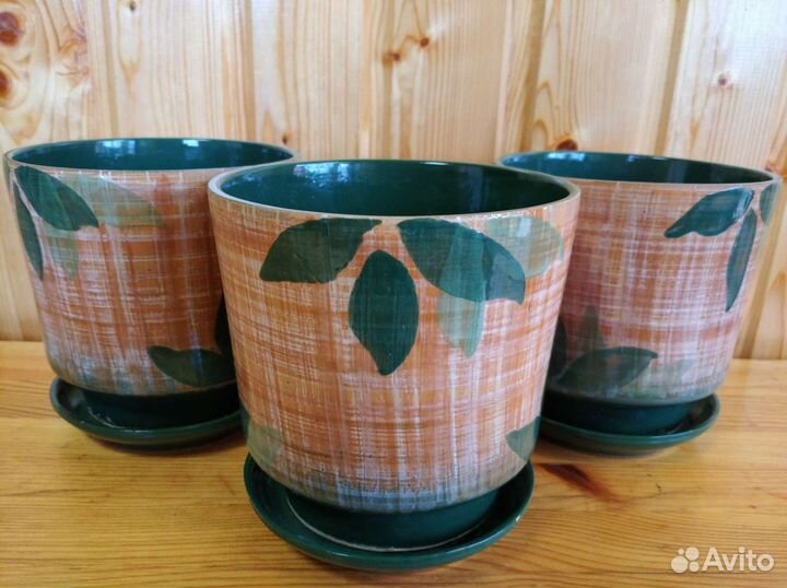 Керамические горшки для цветов