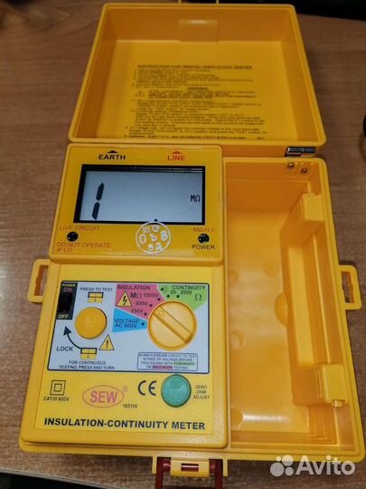 Измеритель сопротивления, Мегаомметр