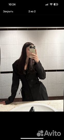 Пиджак с корсетом