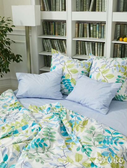 Белье постельное поплин 1,5 новое