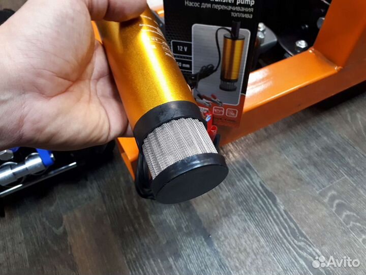 Насос для перекачки топлива 12 вольт 38л/мин