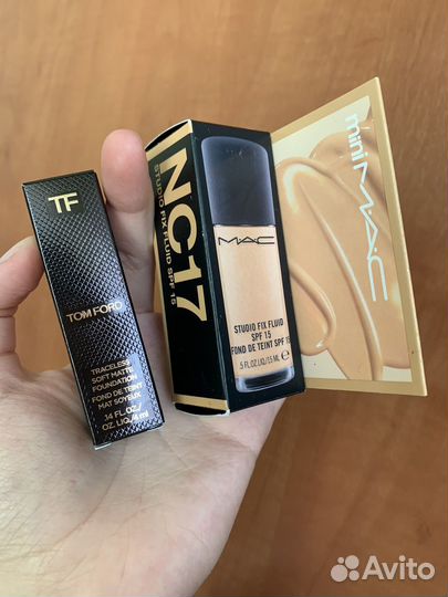 Тональные основы MAC и Tom Ford