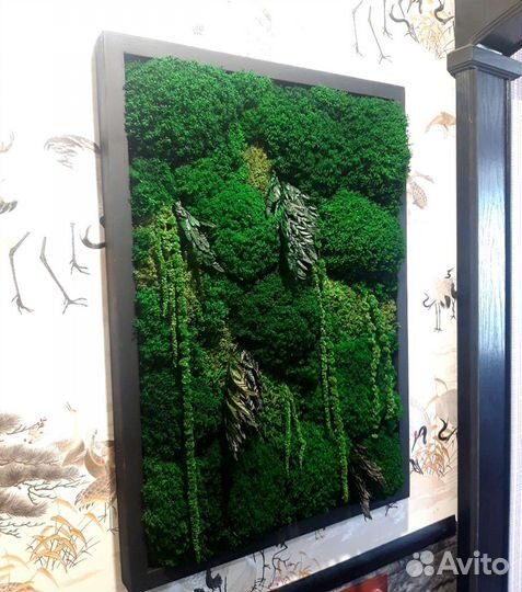 Панно из стабилизированного мха