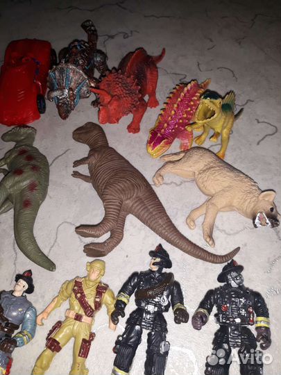 Игрушки Солдаты Динозавры Машины