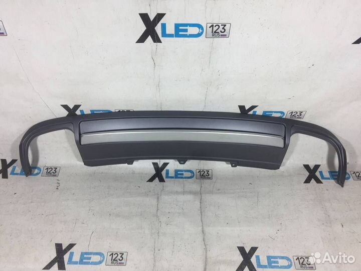 Диффузор Audi A4 B8 S4 дорест в стиле S-line