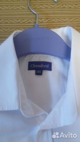 Рубашка школьная белая р.146