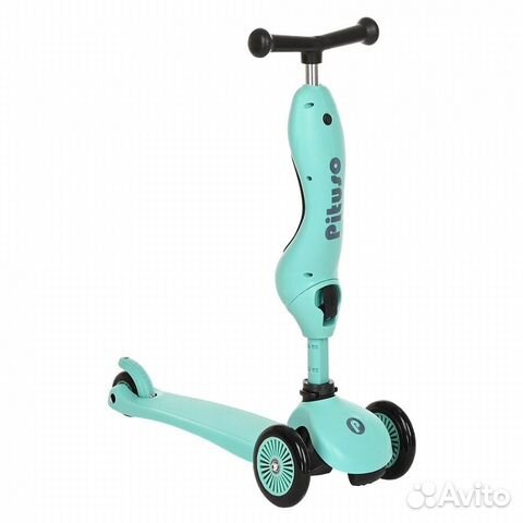 Самокат Pituso 2 в 1 трехколесный EC-M24