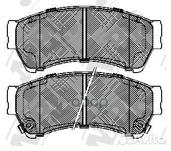 PN5806-nibk колодки дисковые п Mazda 6 1.8/2.0