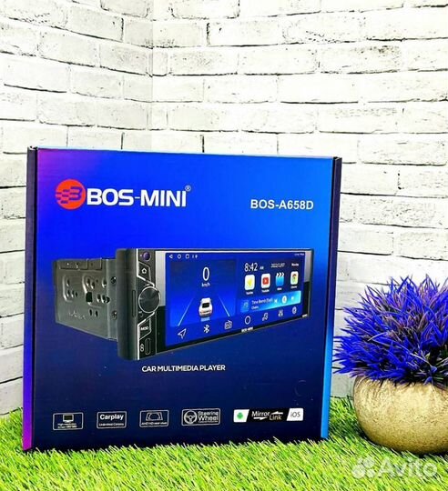 Магнитола 1 din android Bos-mini bos A658D