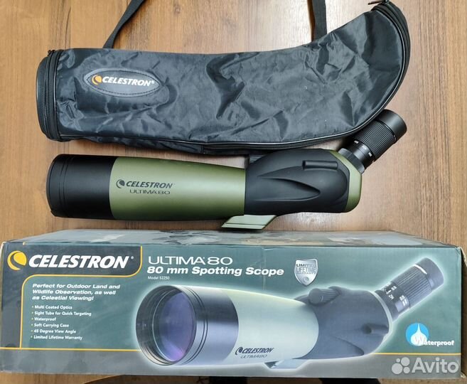 Зрительная труба Celestron Ultima 80 Straight